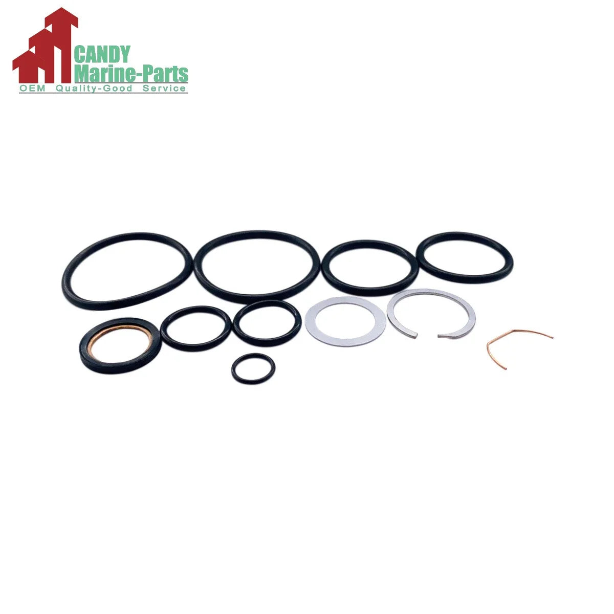 Power Trim Cylinder Seal Rebuild Kit for MerCruiser Alpha Bravo (25-87400A2)