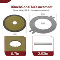 Wet Parking Brake Disk Kit for John Deere Gator XUV 625 825 835 855 865 (2010–2023)