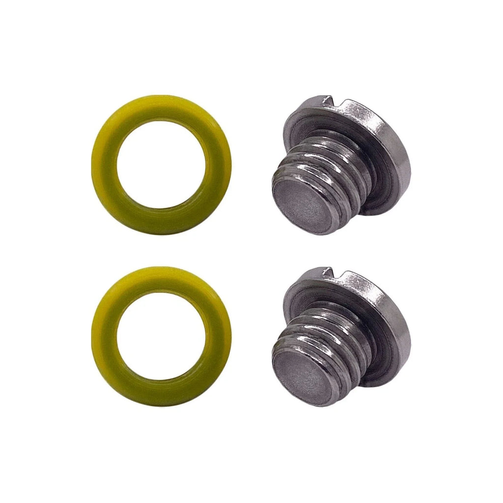 2X Drain Screw Kit for Mercury Marine MerCruiser Gear Case (10-79953Q04)