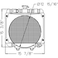 Radiator 66301-58710 Fits Kubota B8200