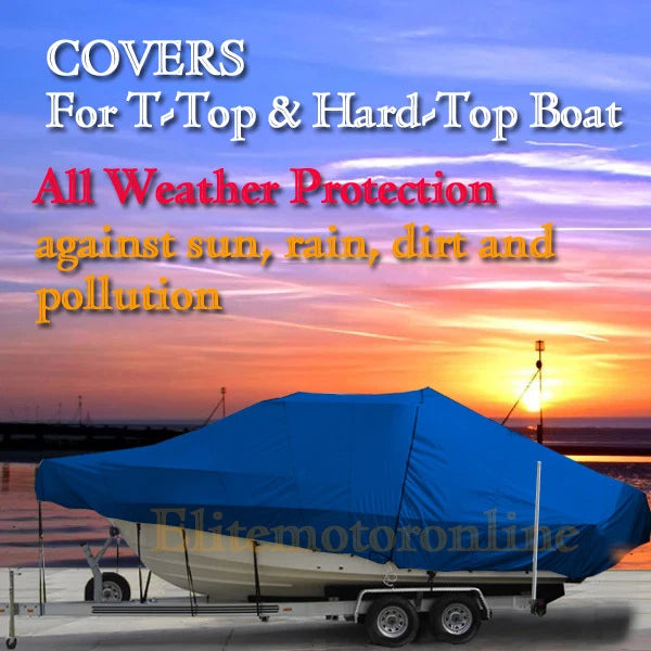 Glasstream 273 CCX Center Console T-Top Hard-Top Boat Storage Cover Waterproof