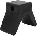 V' Bow Stop Roller Boat Trailer Rubber Bow Stop V-Block Black 2-Inch by 2-Inch