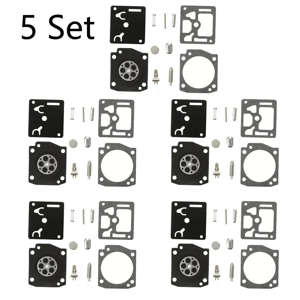 Set of 5 Carburetor Carb Kits for Husqvarna 345 346 353 (RB-122)
