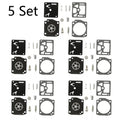 Set of 5 Carburetor Carb Kits for Husqvarna 345 346 353 (RB-122)