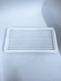 MSI Marine PG16x8R, White PG GrillE Fixed Vanes 16'' X 8
