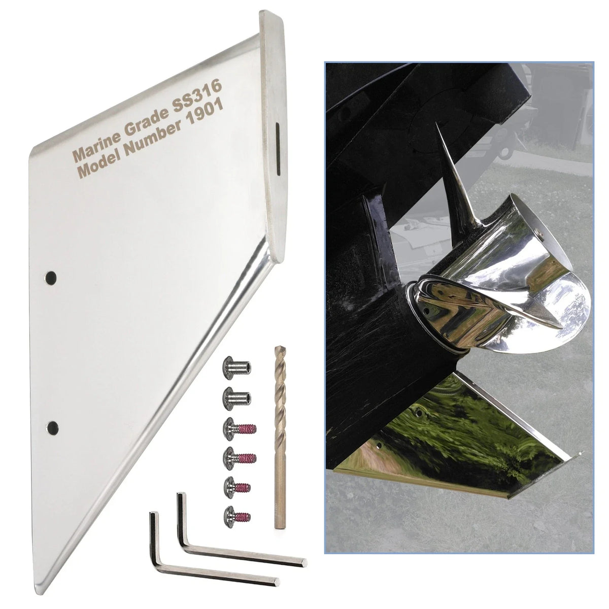 Lower Skeg Protector Guards for MerCruiser Alpha 1 Gen 2 (DIY Repair)
