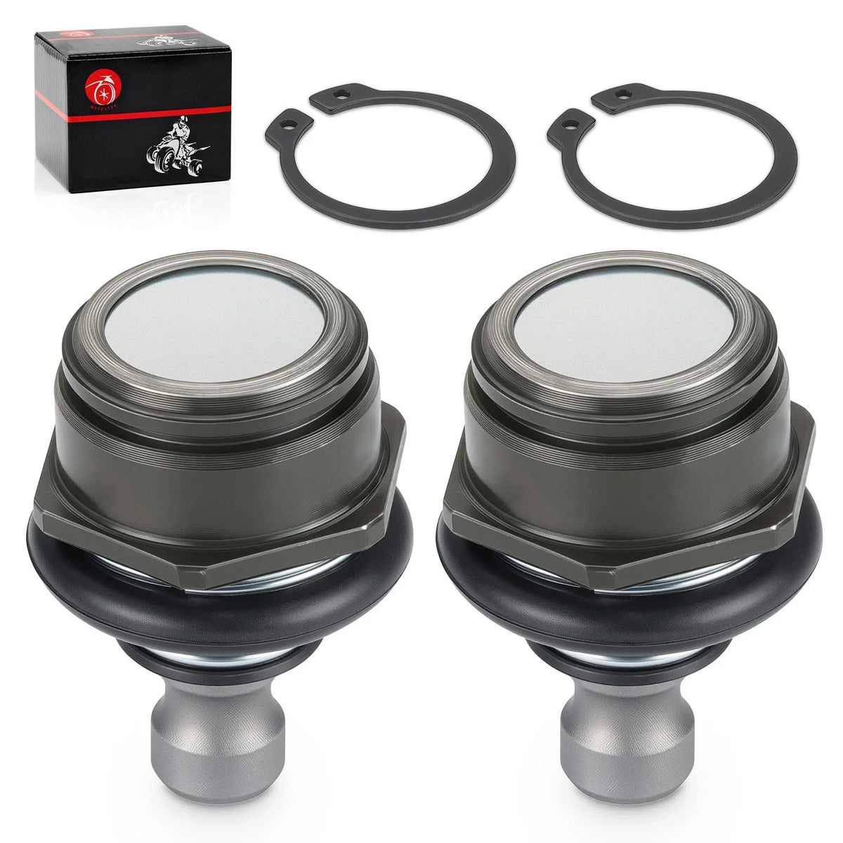Set of 2 Lower Ball Joints for Kawasaki Prairie 300 400 KVF (2001–2002)