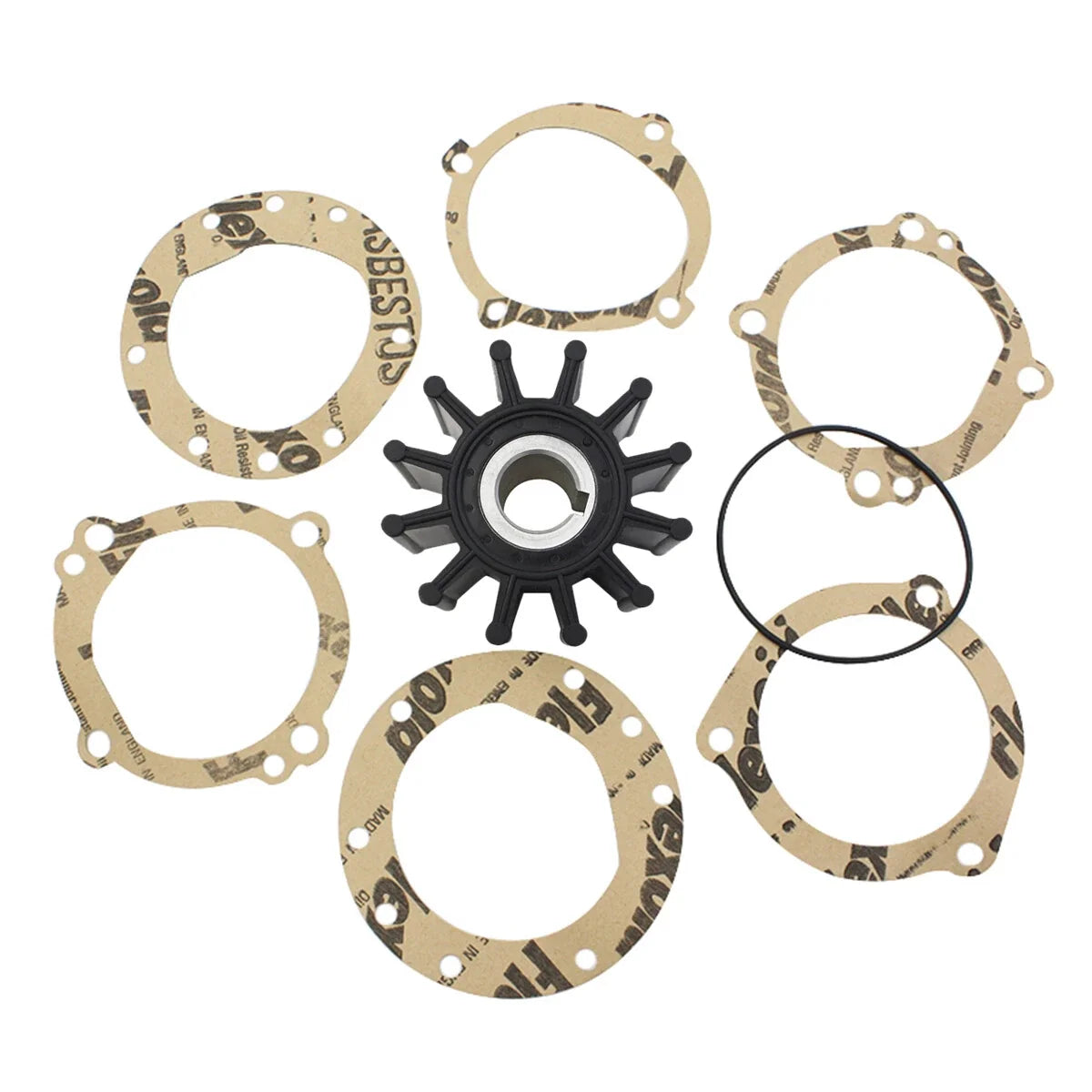 Impeller Kit for Sherwood 10615K, Sierra 18-3061, Crusader 20300, Oberdorfer 8922