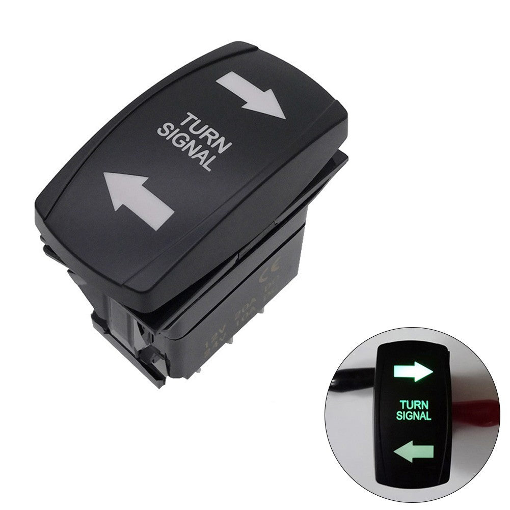 Turn Signal Rocker Switch LED for RV Vehicle Off-Road Pickup Tractor Boat