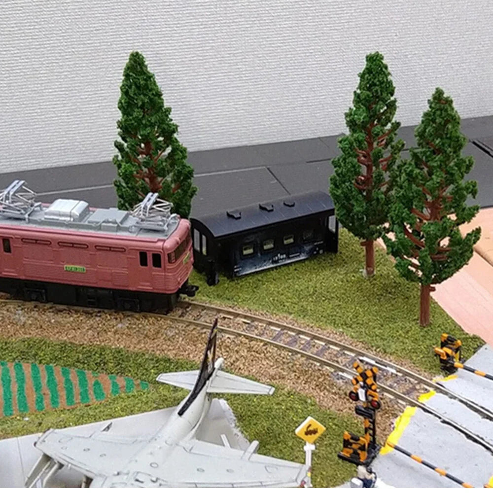 20pcs 13cm Pine Trees for Railroad Train Park Landscape Layout