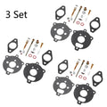 Set of 3 Carburetor Repair Kits for Briggs & Stratton 291763 295938 394693 (7-9HP)