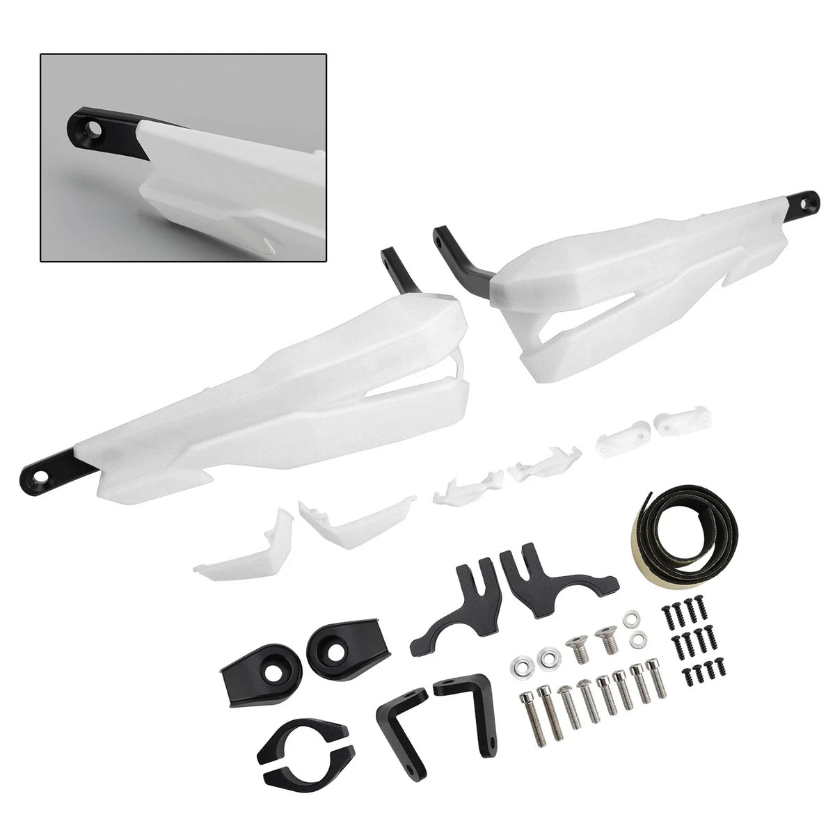 Handguard Protector for Scrambler 400 X (2024–2025) White