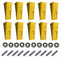 10 Pk Tooth Pin & Retainer Fits Caterpillar 213B 214B FT 215 215B 224B