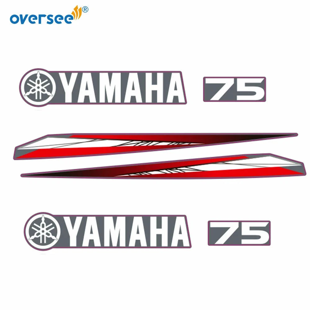 Anti-UV Graphics Sticker Kit for Yamaha 75HP (Outboard)