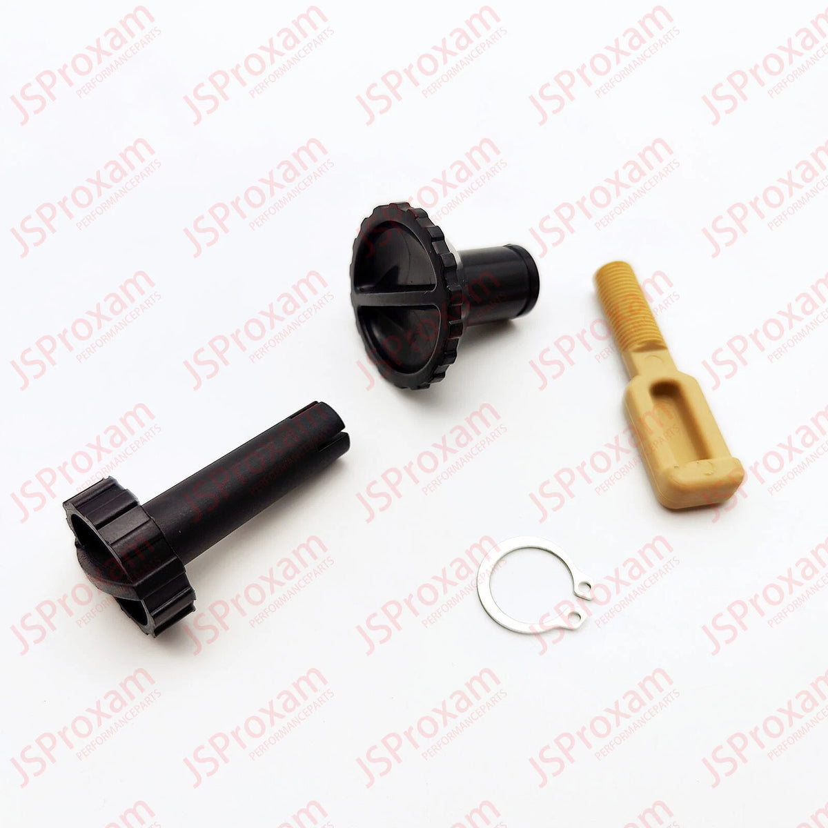 Screw & Ret. Clip, Idle Adjustment & Slow Speed Knobs Fit Johnson Evinrude OMC
