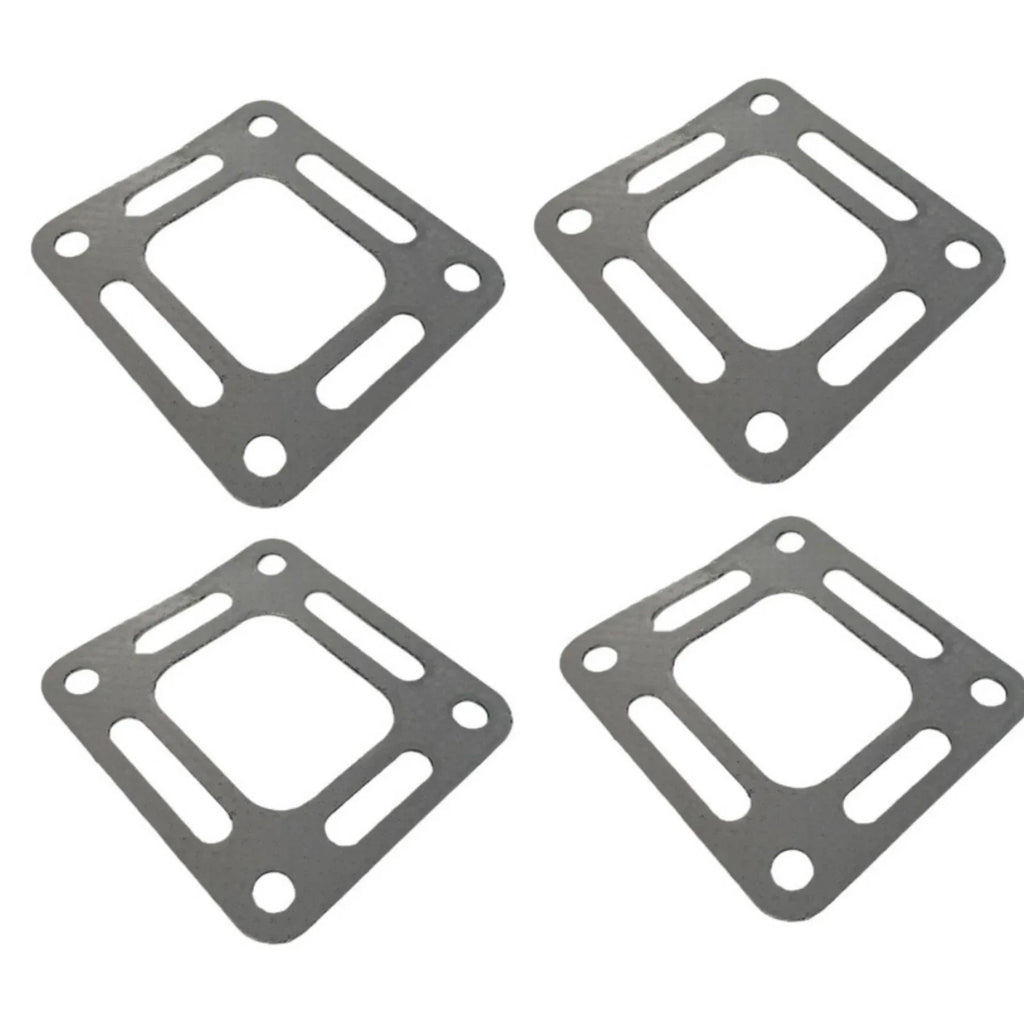 Set of 4 Manifold Riser Elbow Gaskets for Mercruiser 4.3 5.0 5.7 454 502