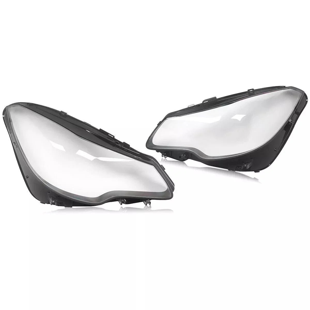 2X Headlight Lens Cover for Mercedes Benz W207 C207 E-Class (2014–2016)