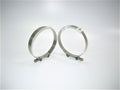 300110500 2 Pack Marine Boat Motor ¾" X 5" Min T-Bolt Exhaust Intake Hose Clamp