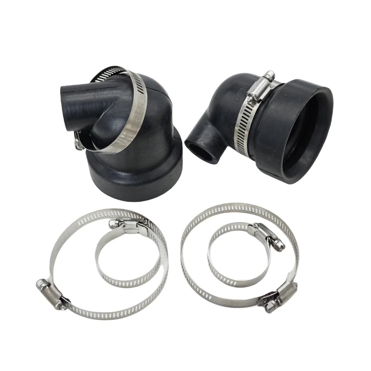 2X Heat Exchanger End Cap for Volvo Penta MD 2030 (Replaces 3580326, 145536370)