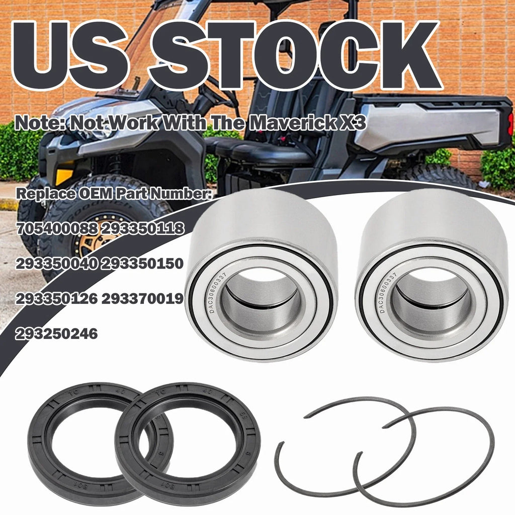 Front Wheel Bearing Seal Kit for Can-Am 1000 Max 800 800R (2013–2023)