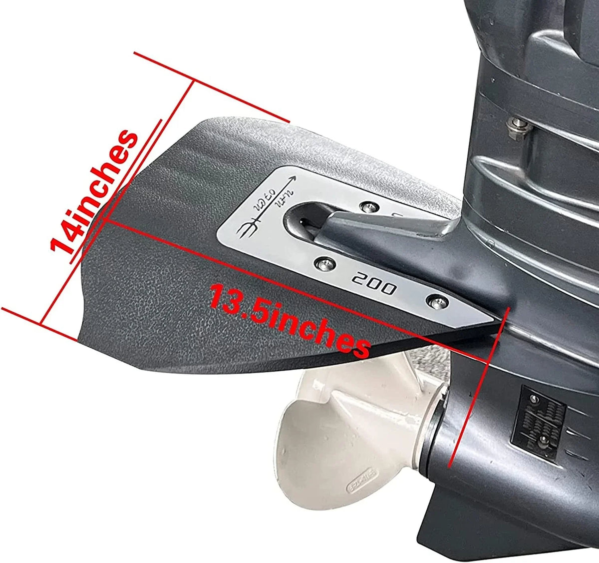 Hydrofoil Stabilizer for Yamaha Mercury Johnson Outboard (8-40 HP)