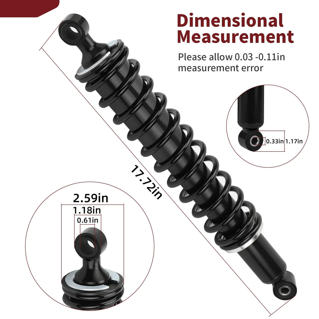 Front Shock Absorber for Honda Foreman 500 TRX500FE FM FPM FPE FPA (2005–2023) 51400-HP0-A02