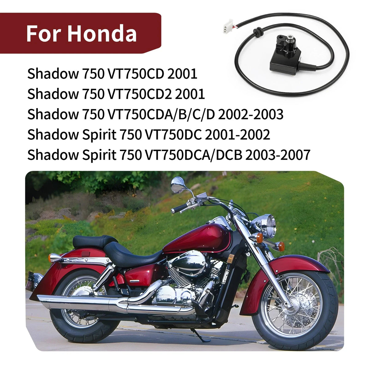 Speed Sensor for Honda VT750 Shadow ACE & Spirit (2001–2007)