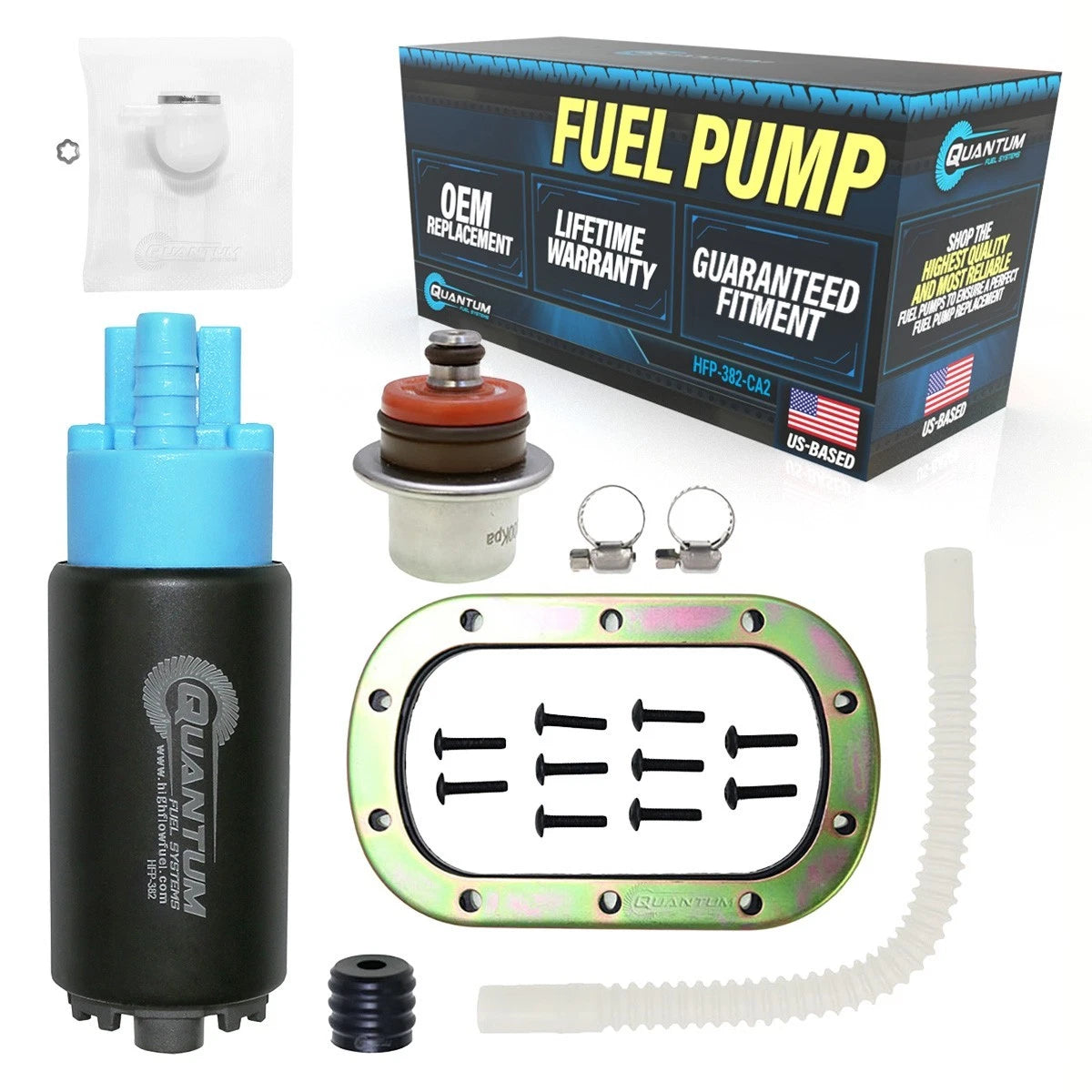 QFS Fuel Pump +tank Seal & 50psi Reg for Can-Am 07-08 Renegade 800 709000109