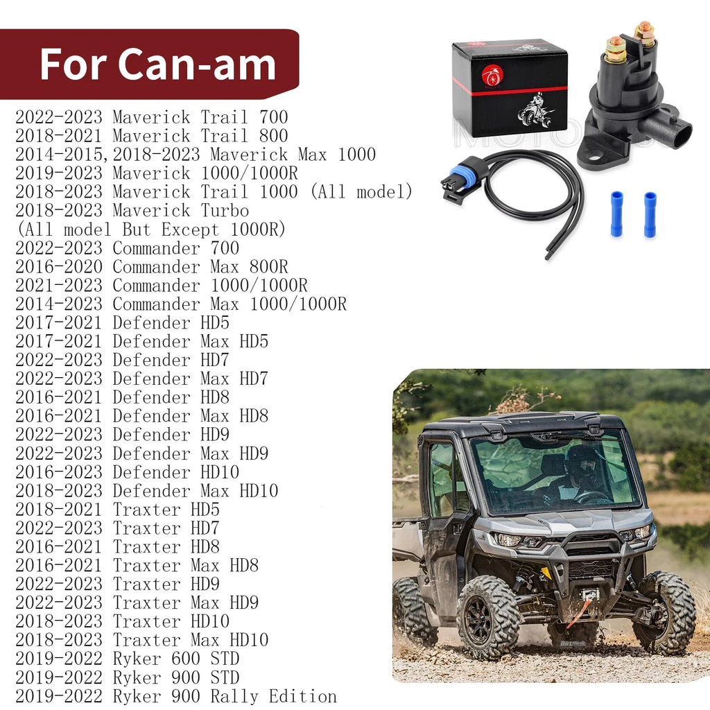 Starter Relay Solenoid for Can-Am Ryker 600 900 (2019–2022) 278000513