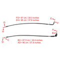 Throttle Cable Wire for Suzuki GSXR1000 (2017–2023) Black