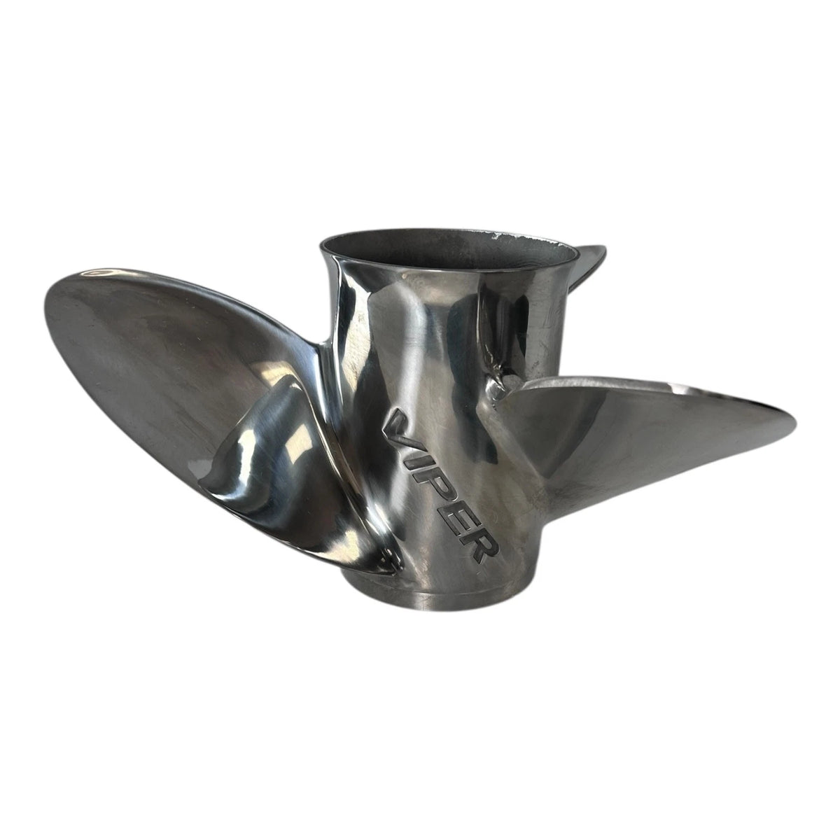 Evinrude Johnson 3 X 14 3/4 X 17LTR, Viper Stainless Steel Propeller 763915 - LH