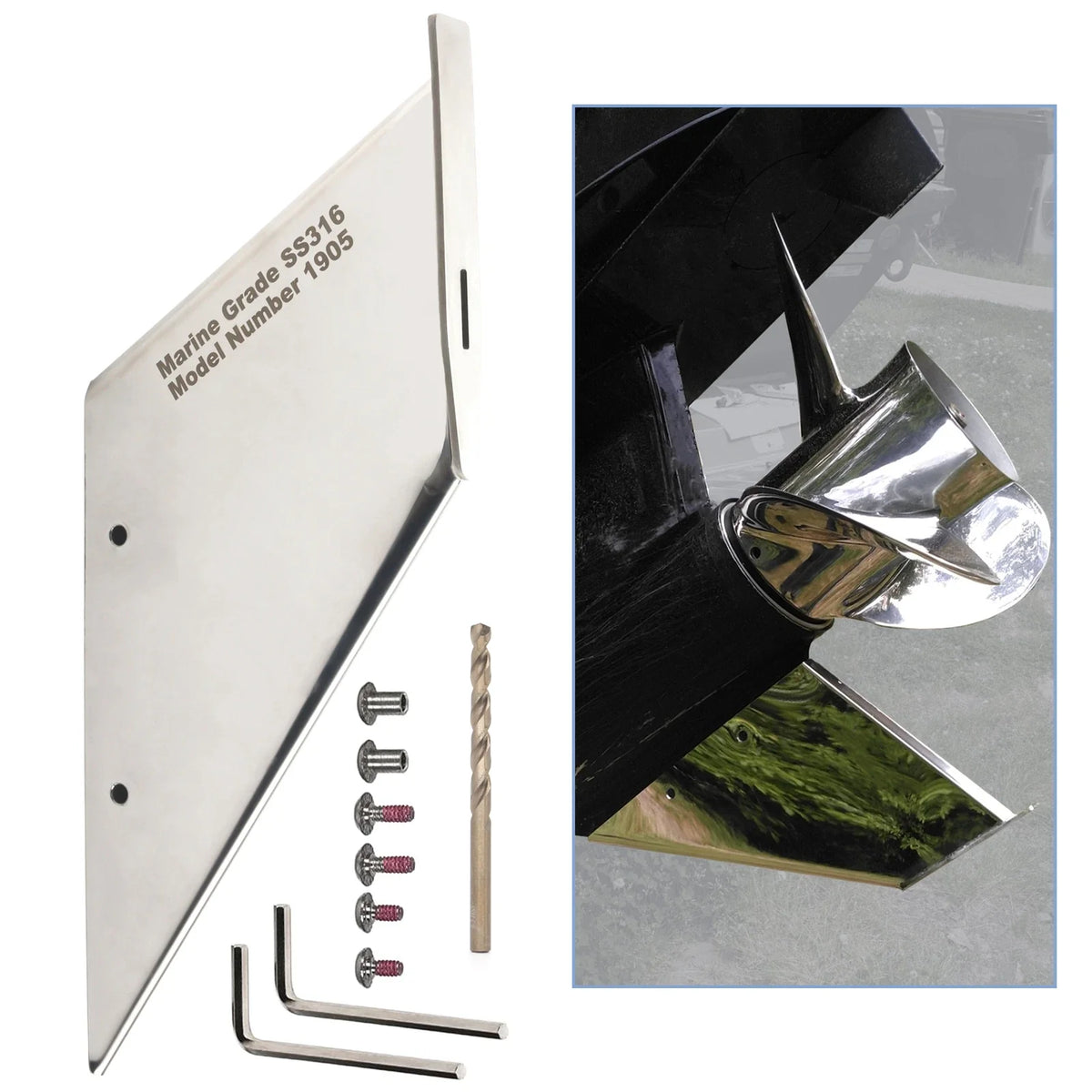 SkegGuard for Mercury Mariner & OptiMax (2000–2010)