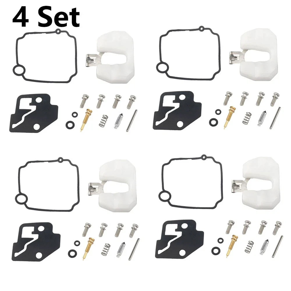 4X Carburetor Rebuild Kit for Tohatsu Nissan MFS NSF 8-9.8hp (2004–2014) 3V1-87122-0