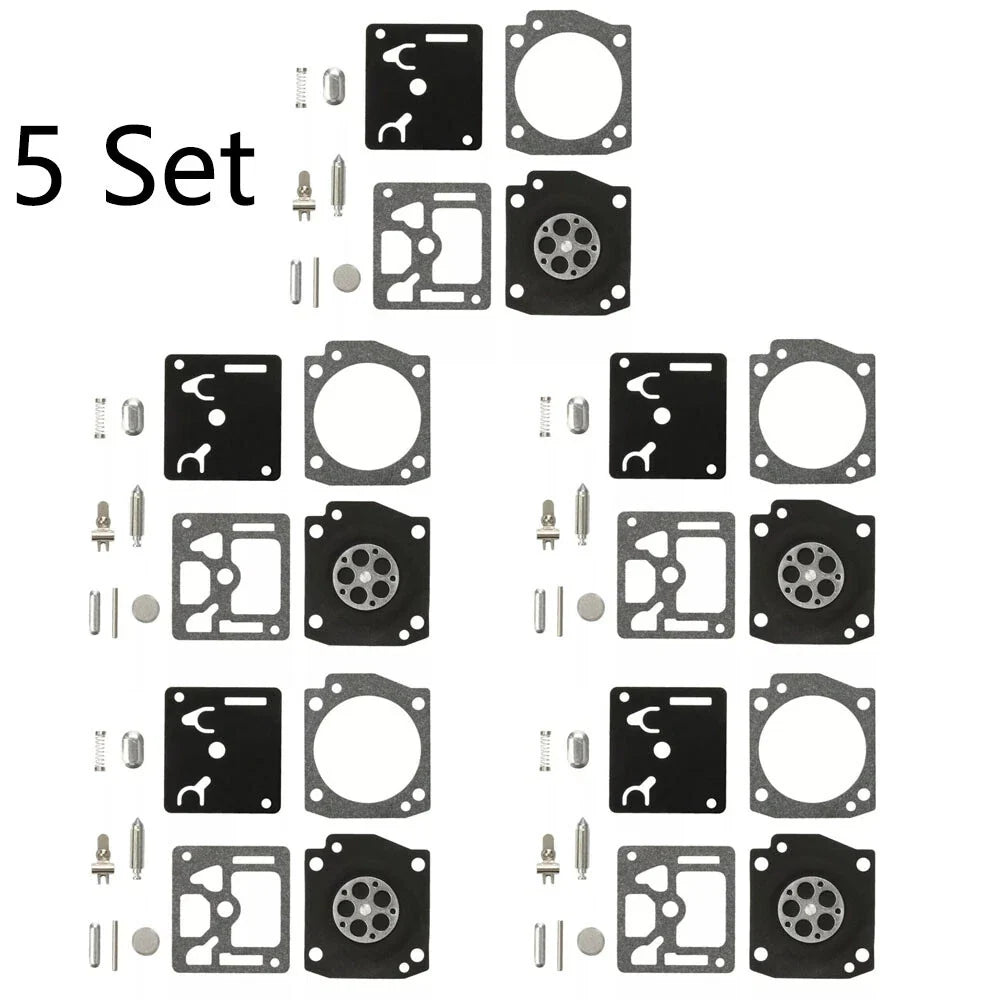 Set of 5 Carburetor Carb Kits for Husqvarna 345 346 353 (RB-122)