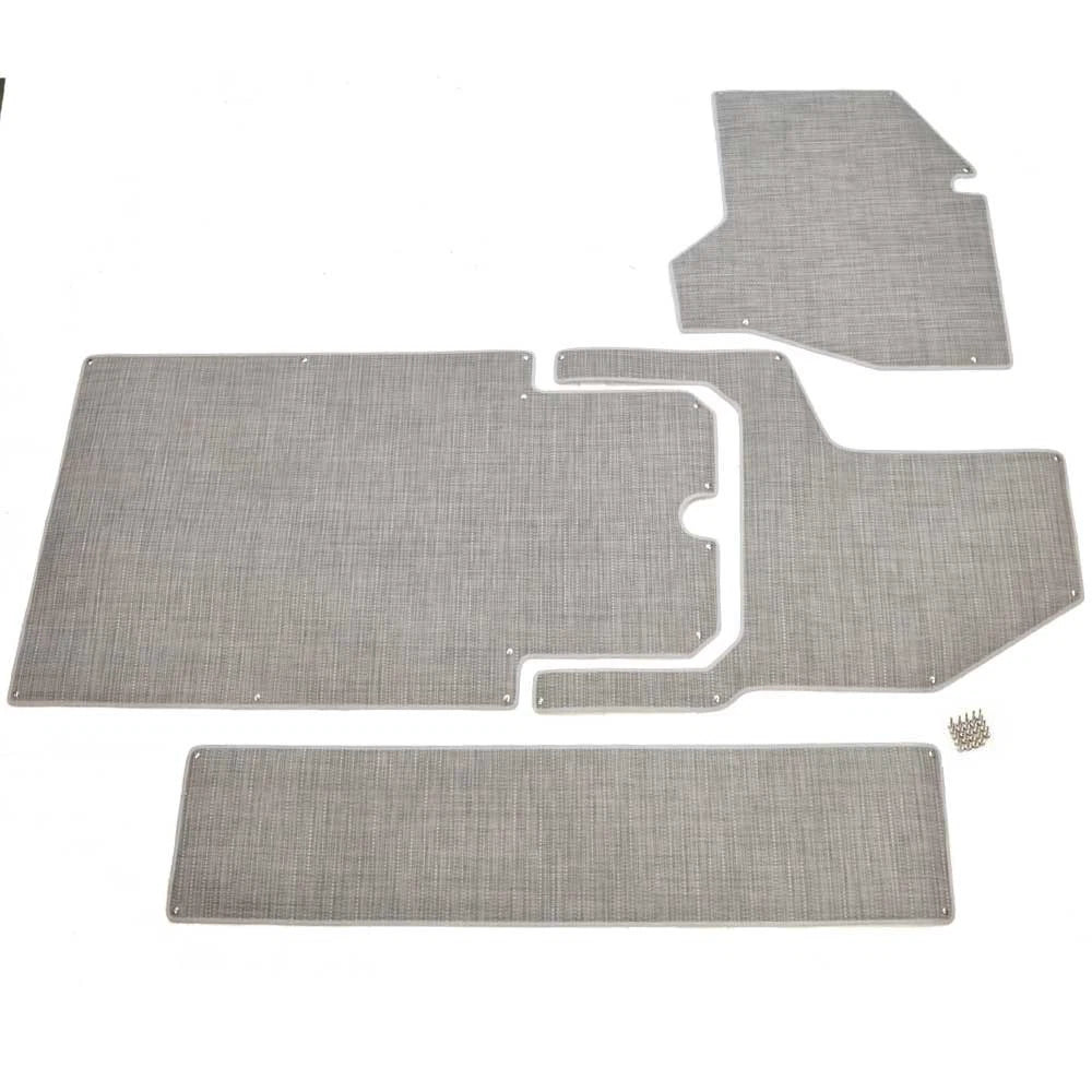 Supra Boat Snap-In Deck Mat 118027 - Compass HB Woven Gray (set of 4)