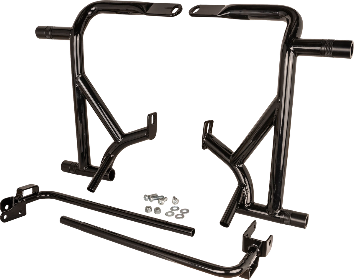 BURLY BRAND Brawler Bag Guards for Harley-Davidso N FLHR & FLTRX 2009-2017