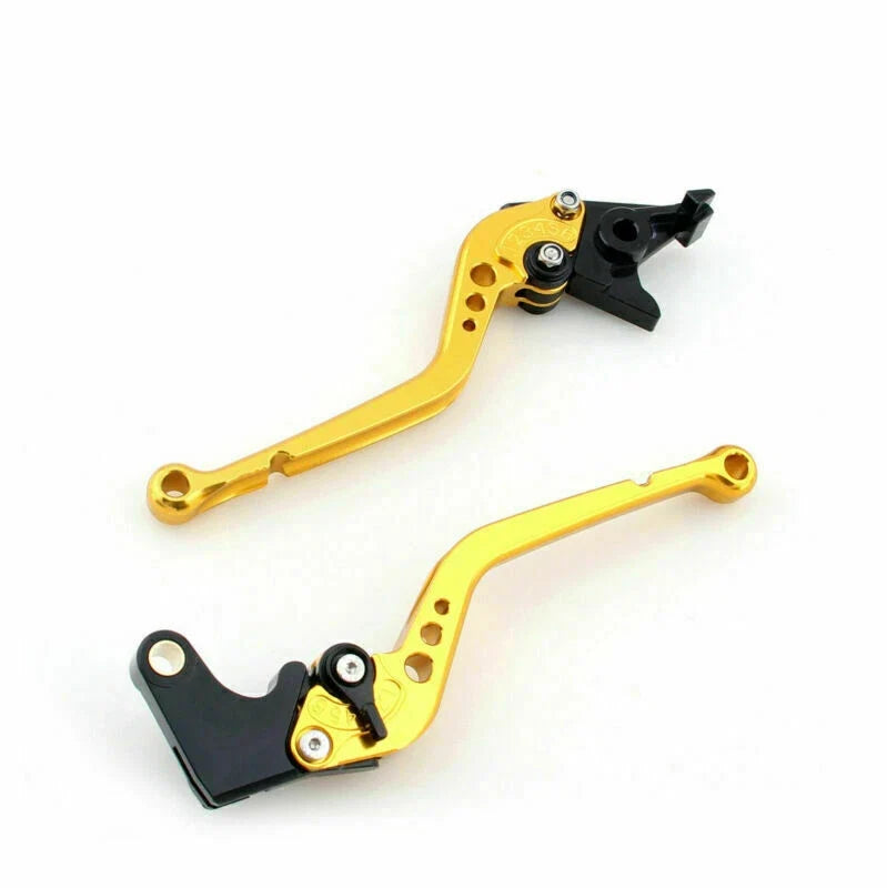 Long Brake Clutch Levers for Yamaha FJR 1300 (2003) & Buell 1125R 1125CR Gold T9