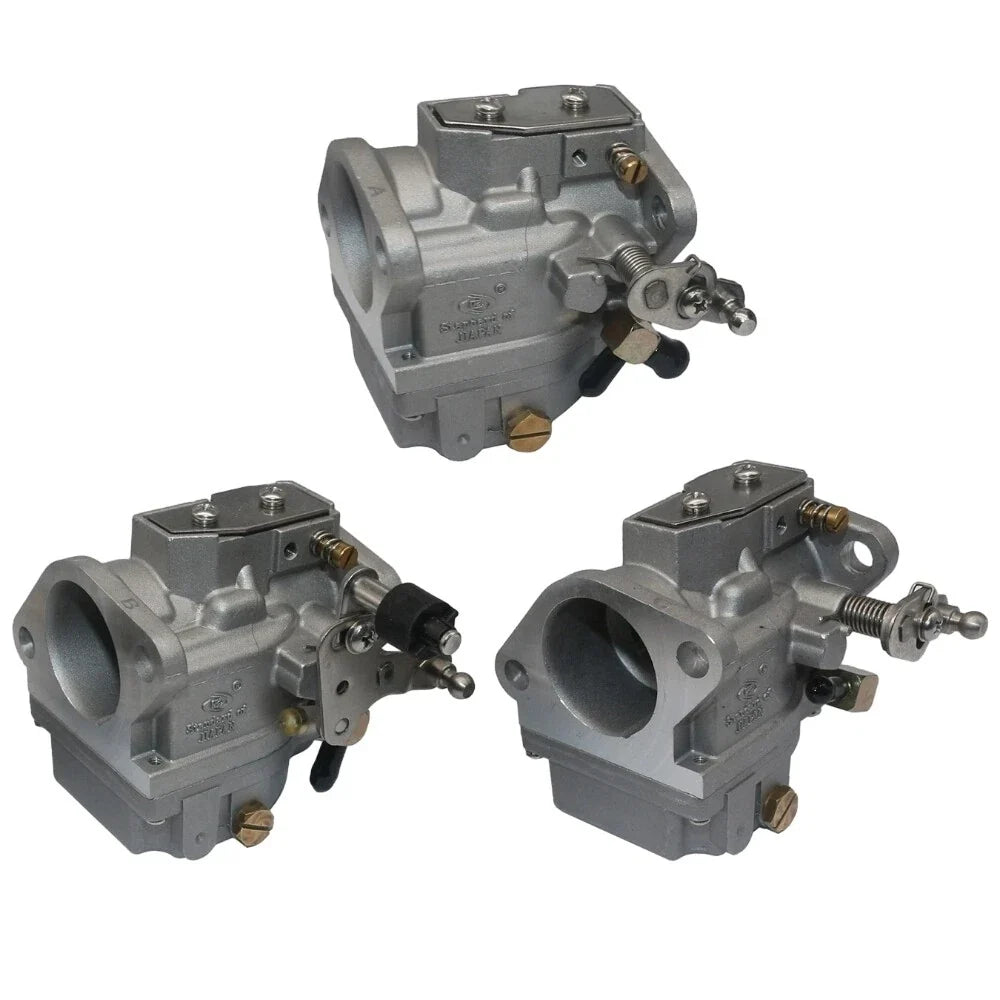 3pcs Carburetor Set for Mercury 40 45 55 60 HP 821854T19/821854T20/821854T21