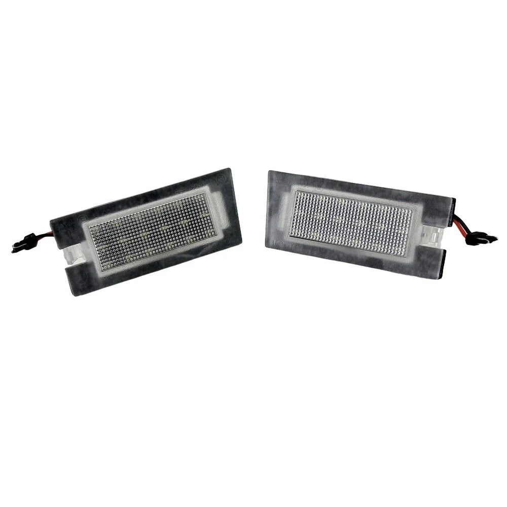 2X White SMD LED License Plate Lights for Jeep Cherokee (2014–2023)