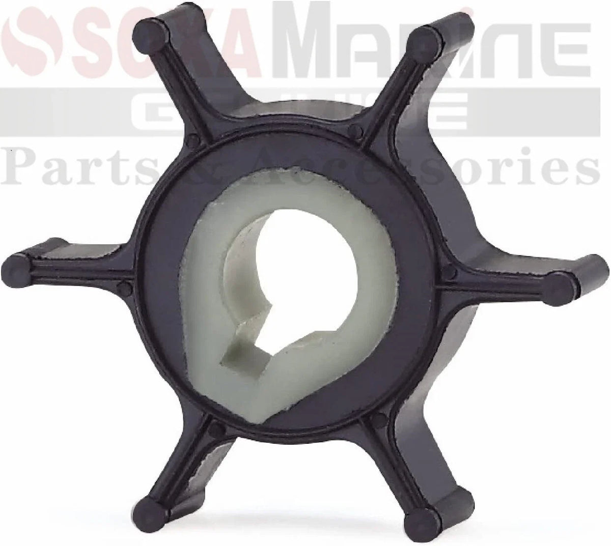 Water Pump Impeller with Key for Yamaha Outboard Motor (646-44352-01)