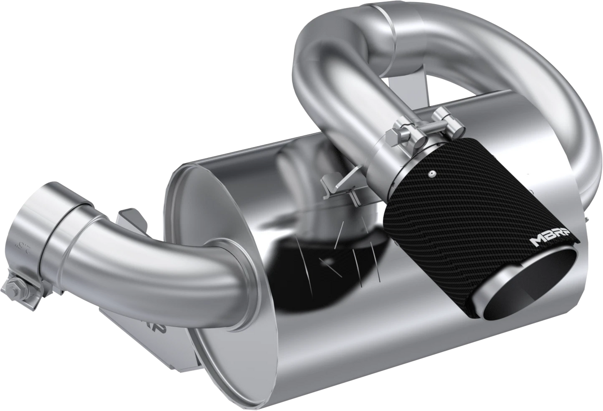 MBRP Single Slip-On Center Exit Exhaust with 4.5" Muffler for Can-Am Maverick