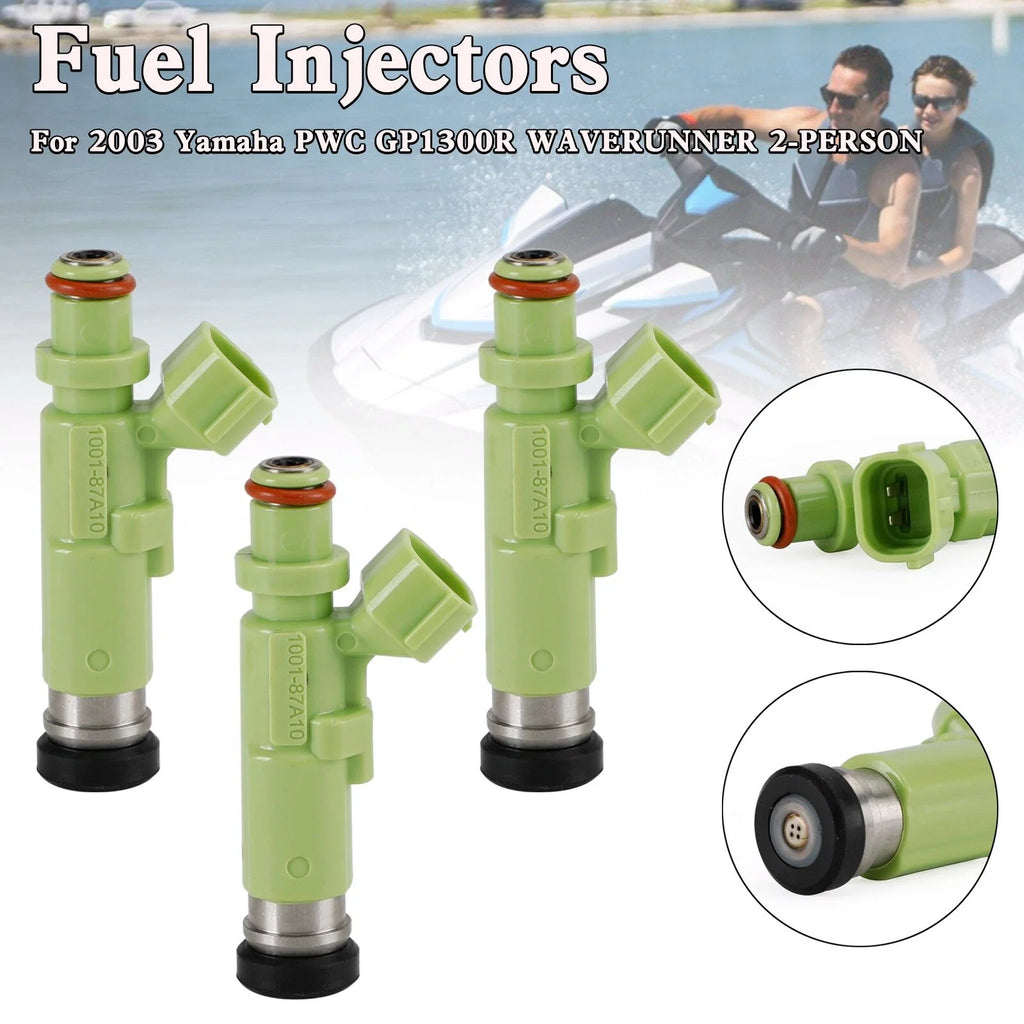 3X Fuel Injector Assembly 60T-13761-00-00 for Yamaha GP1300R (2003–2008)