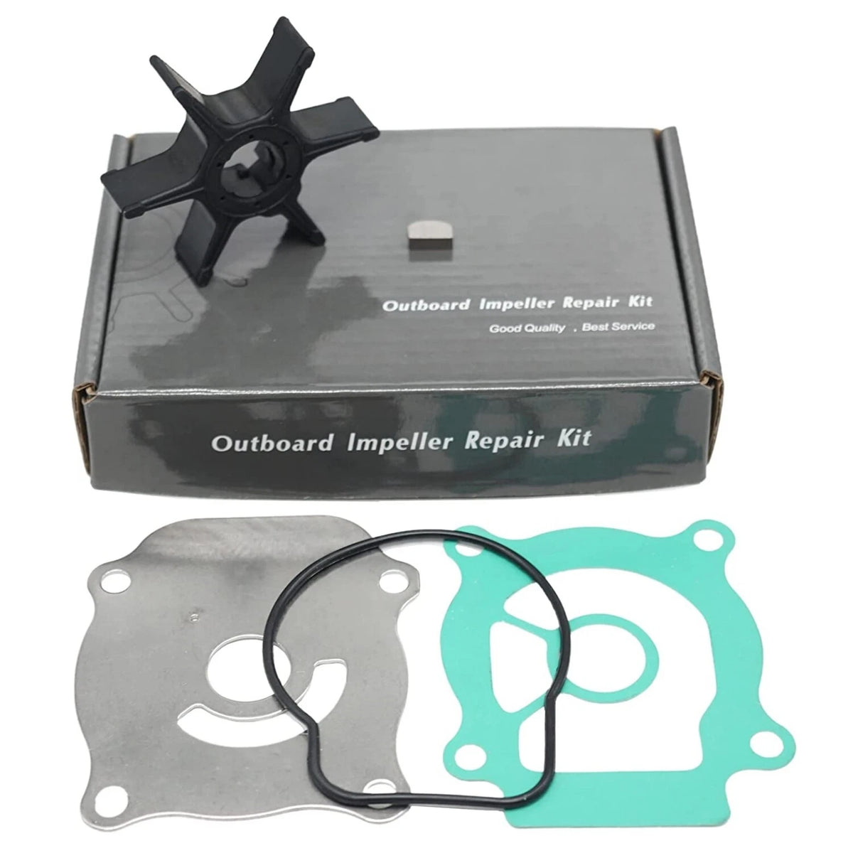Water Pump Impeller Kit for Suzuki 4 Str Outboard DF25 Motor 17400-95J02