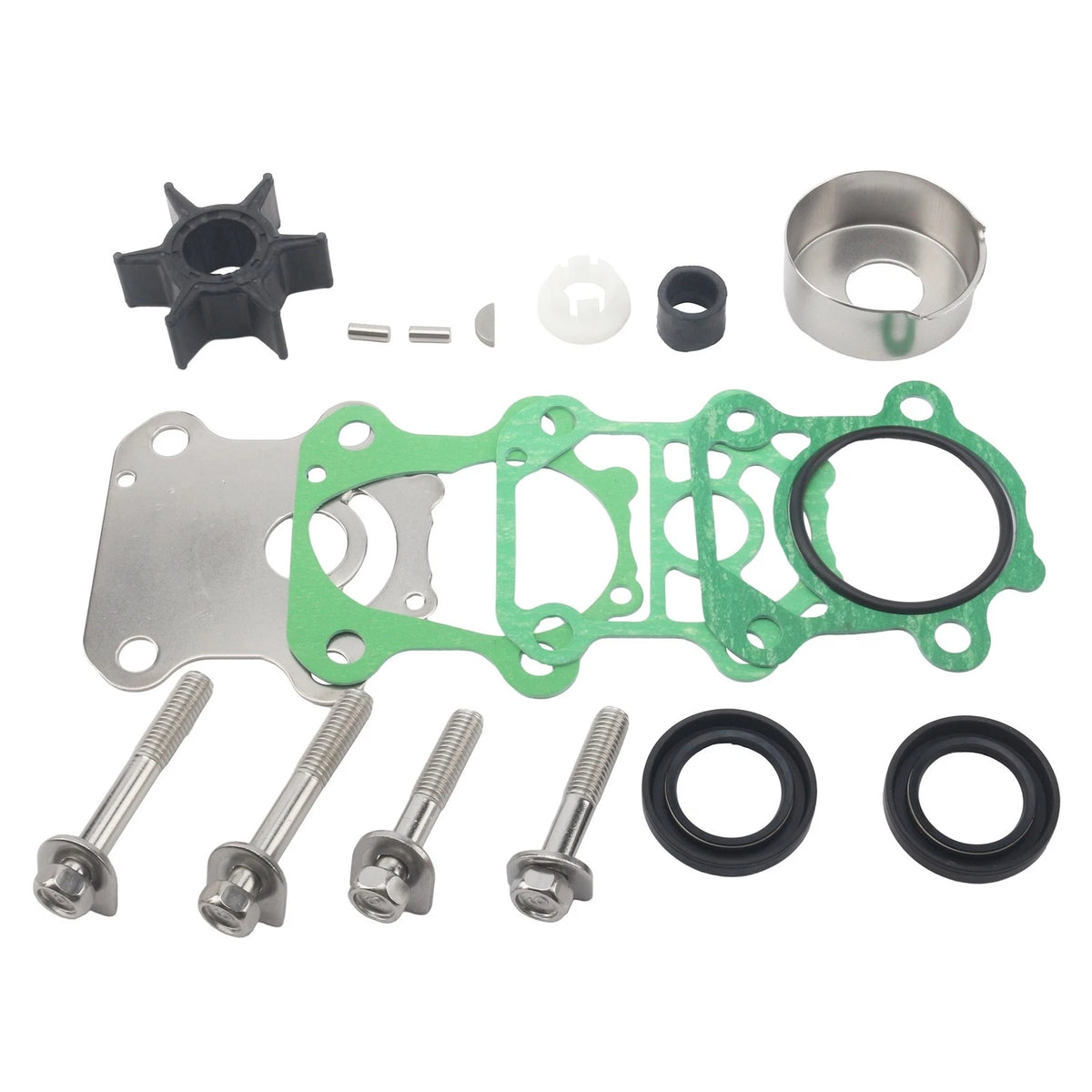 6CJ-W0078-00 Water Pump Impeller Repair Kit for Yamaha Outboard Motor 4T 70HP