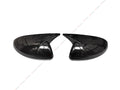 Add-on Horn Style Side Mirror Cover Caps for Nissan Sentra (2024–2024) Glossy Black