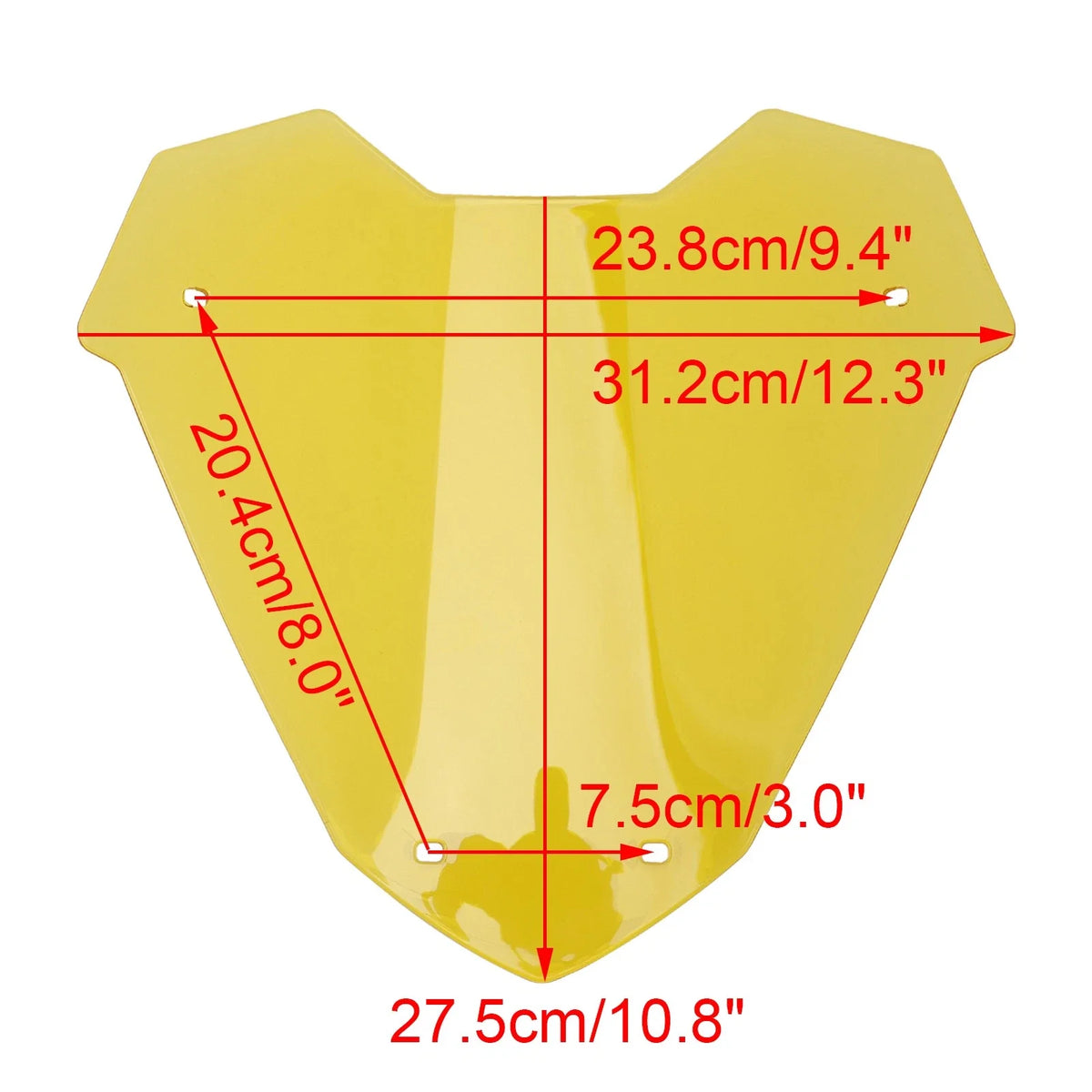 Windshield for Yamaha X-Max 300 (2023–2024) Yellow