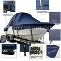 Pro-line 21 Sport Center Console T-Top Hard-Top Boat Cover Navy Breathable Guard