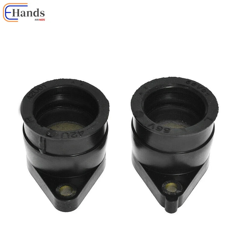 2X Carb Intake Manifold Boots for Yamaha TT350 XT350 (1986–1987) 42U-13596-01-00