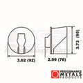 WSM Trim Anode for Mercruiser Bravo I/II/III (PMC00047A)