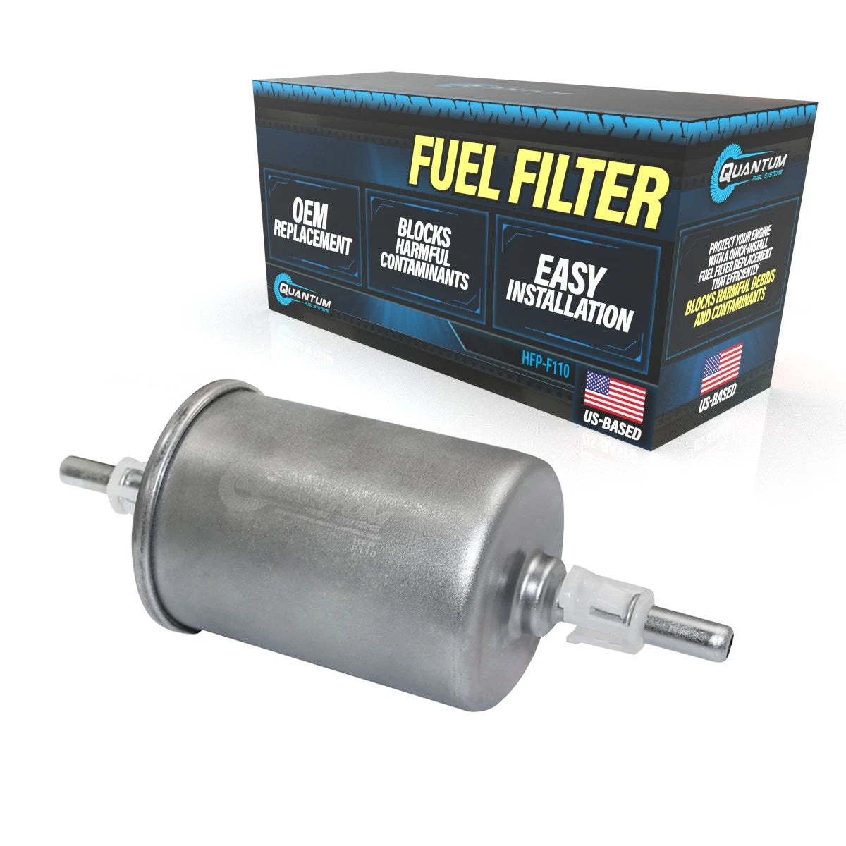 Polaris Sportsman 500 700 800 2004-2007 EFI Fuel Filter +clips 2204719 2204308